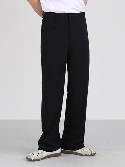 Tuck-in Wide-Leg Straight Trousers WN6803