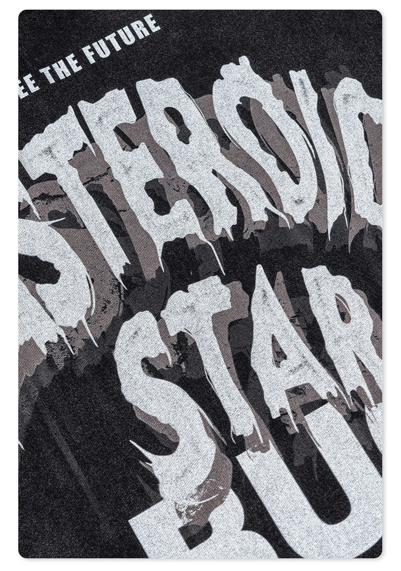 Washed Round Neck Pure Cotton Short Sleeve T-Shirt WN7832