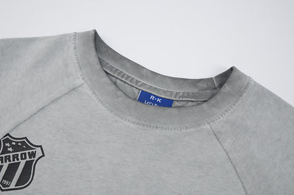 Washed Logo Print Short Sleeve T-Shirt WN25811