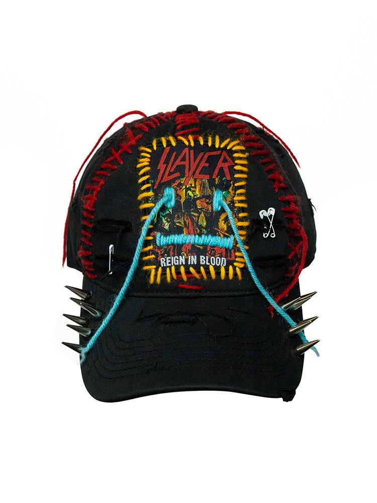 Embroidery Rivet Deep Curved-Brim Cap WN21100