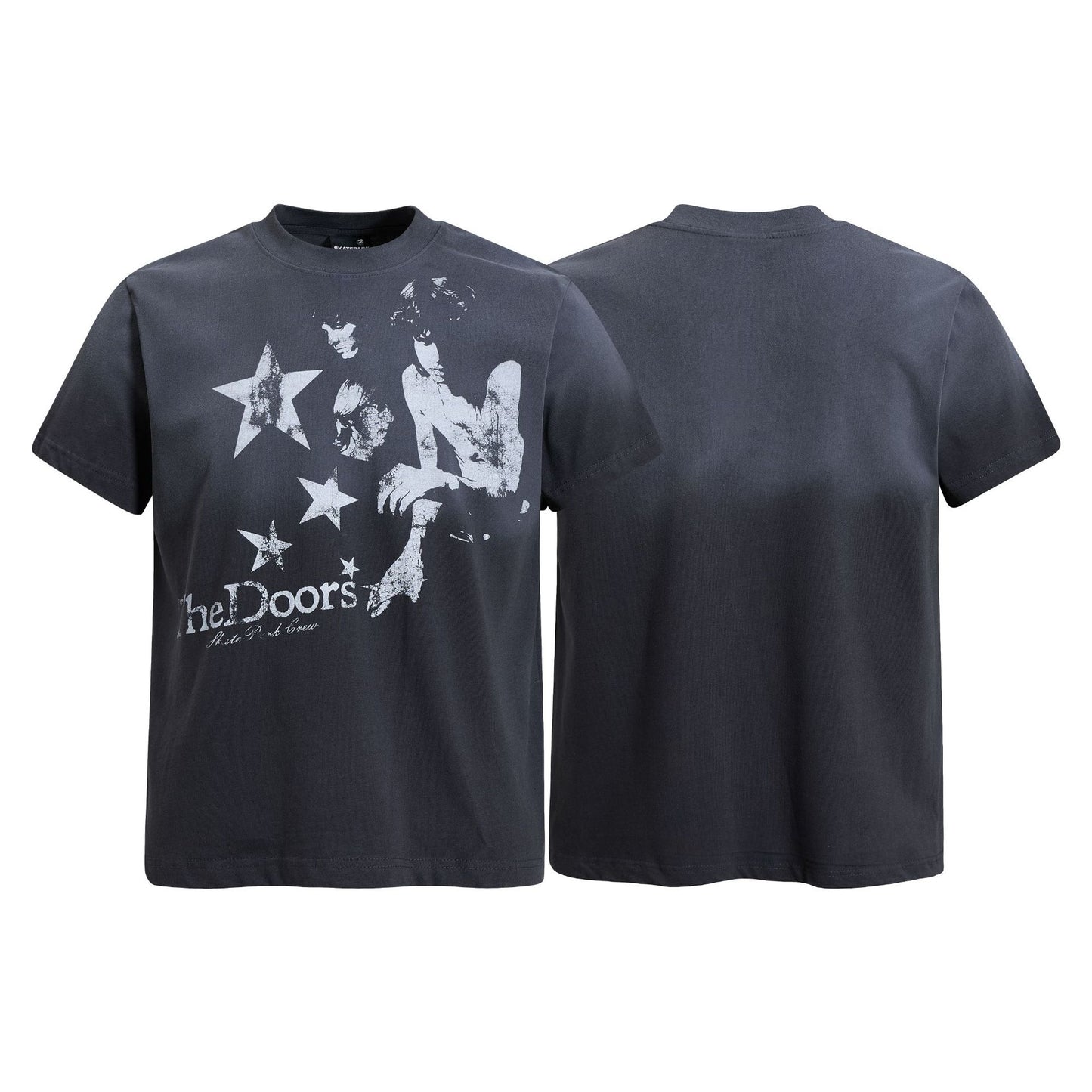 Portrait Print Short Sleeve T-Shirt WN25972