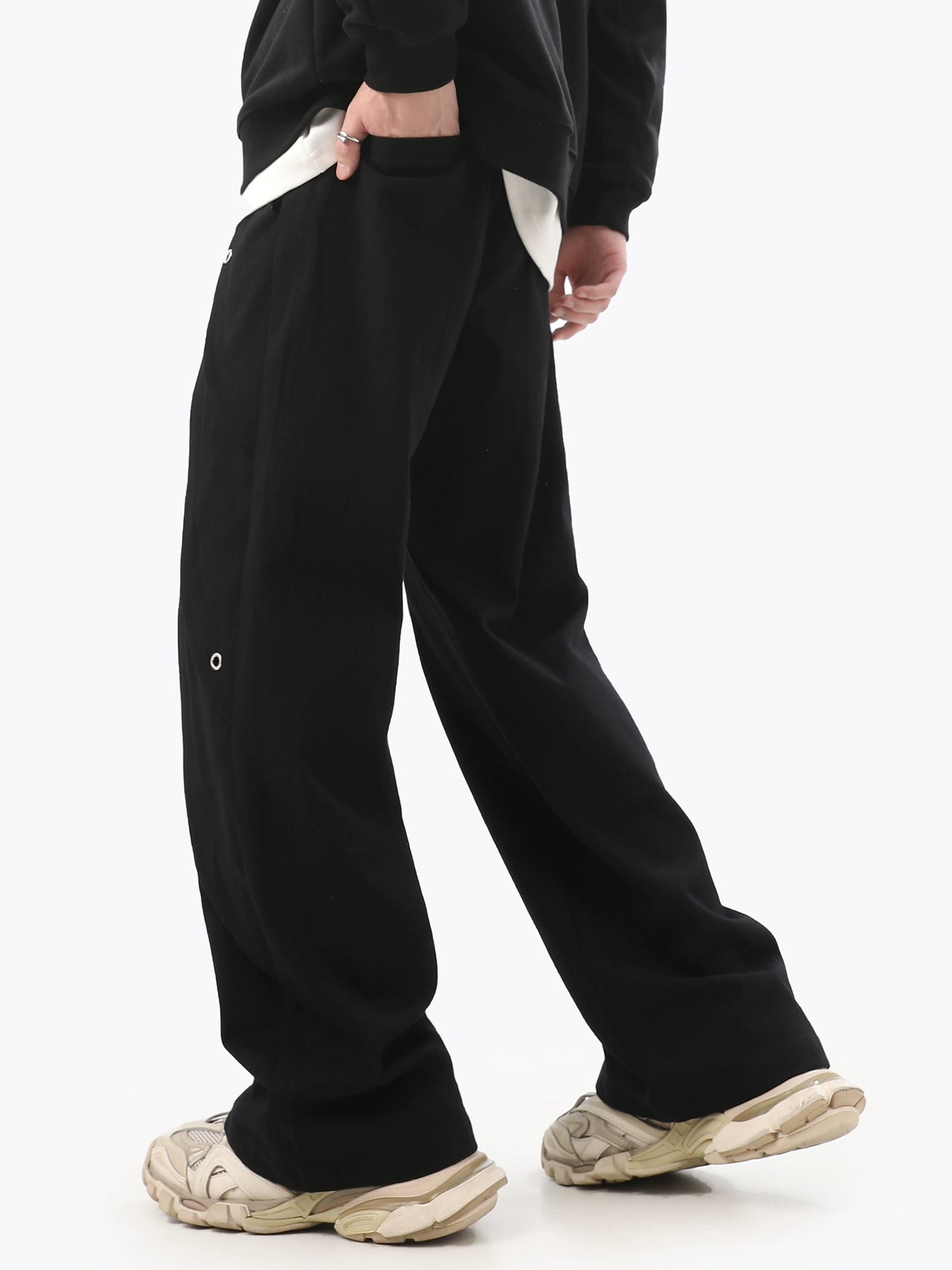 Pleats Straight Trousers WN10449