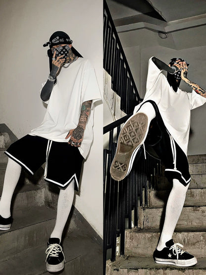 Plain Design Oversize Short Sleeve T-Shirt WN17436