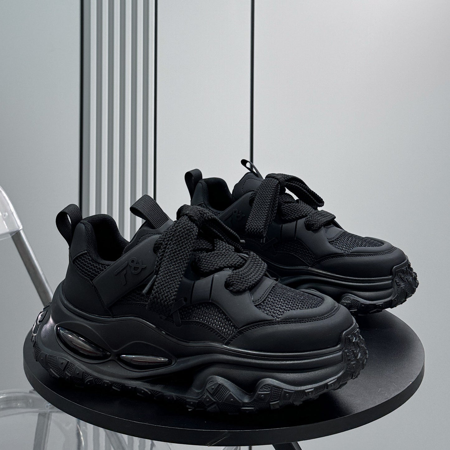 Mesh Strap Air Sole Chunky Sole Sneakers WN24658
