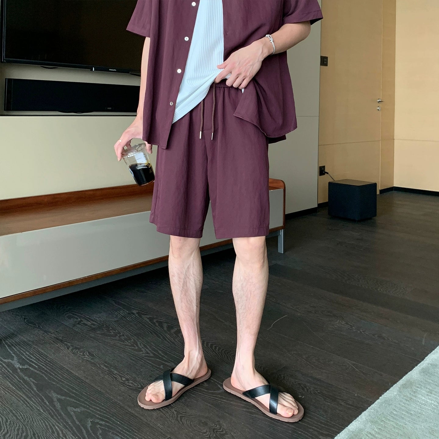 Short Sleeve Shirt & Half Pants Setup WN20445