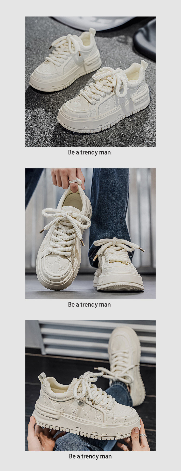 Non-Slip Thick Sole Platform Sporty Sneakers WN23371