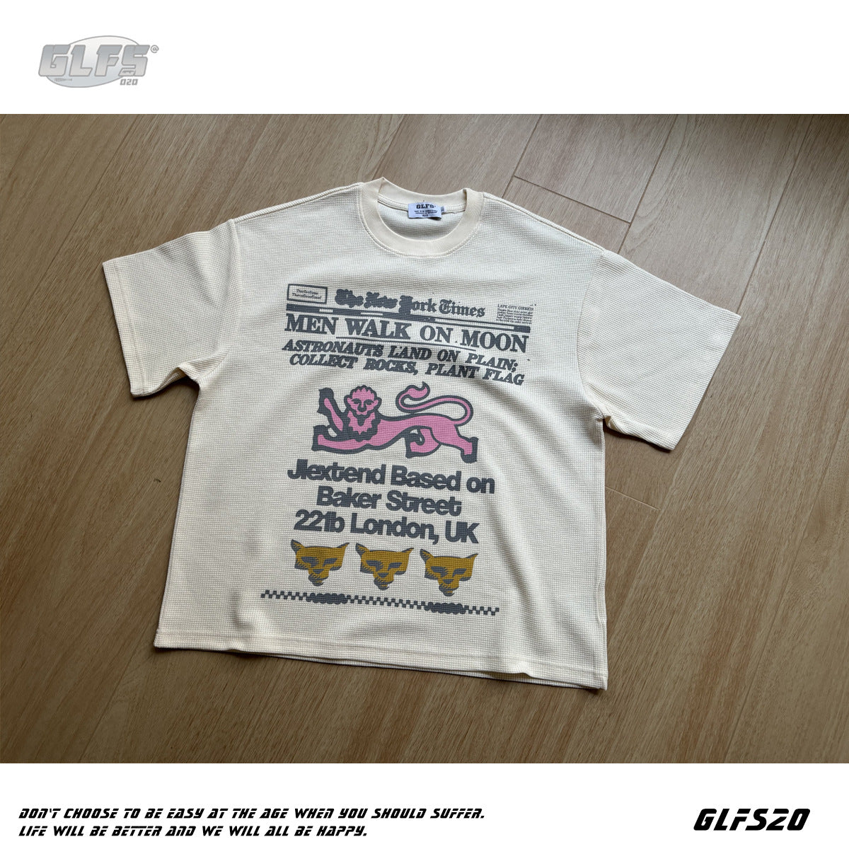 Graphic Letter Print Short Sleeve T-Shirt WN26426