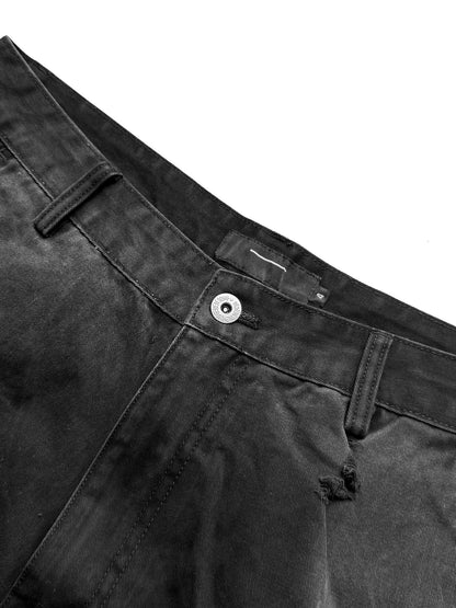 3D Pocket Abrasion YKK Zipper Cargo Denim Jeans WN27058