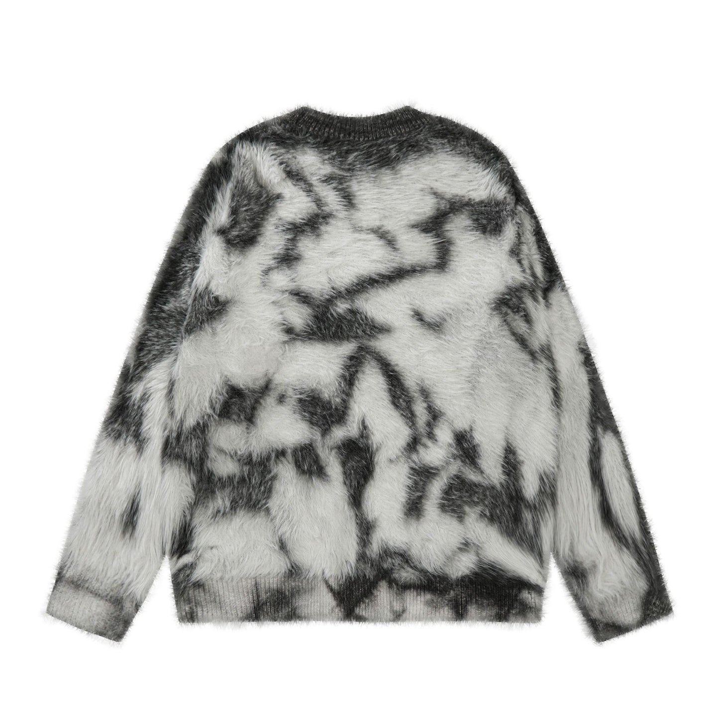 Tie-Dye Fake Mink Knit Sweater WN11000
