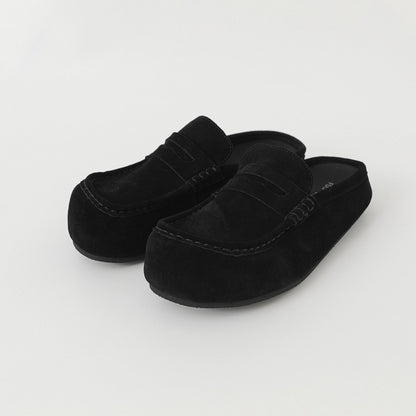 Suede Closed-Toe Mule Loafers WN21260