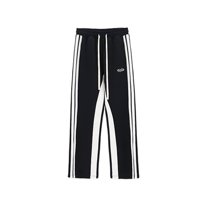 Side Stripes Wide-Leg Sweatpants WN8602