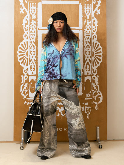 All-Over Print Sun Protection Zipper Hoodie WN18964