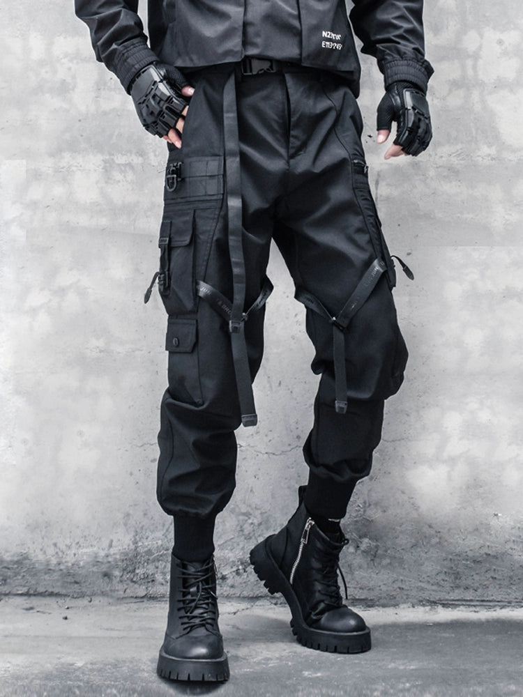 Tactical Multi-Pocket Cuffed Cargo Pants WN22468