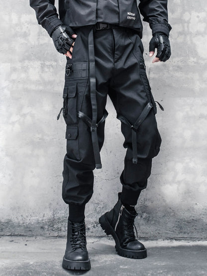 Tactical Multi-Pocket Cuffed Cargo Pants WN22468