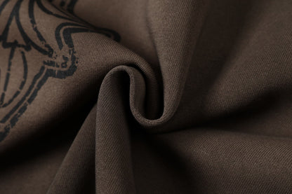 Washed Dirty Dye Zipper Hoodie WN23067