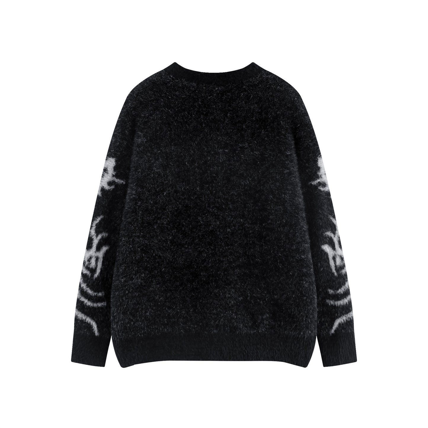 SKELETON JACQUARD KNIT SWEATER WN11545