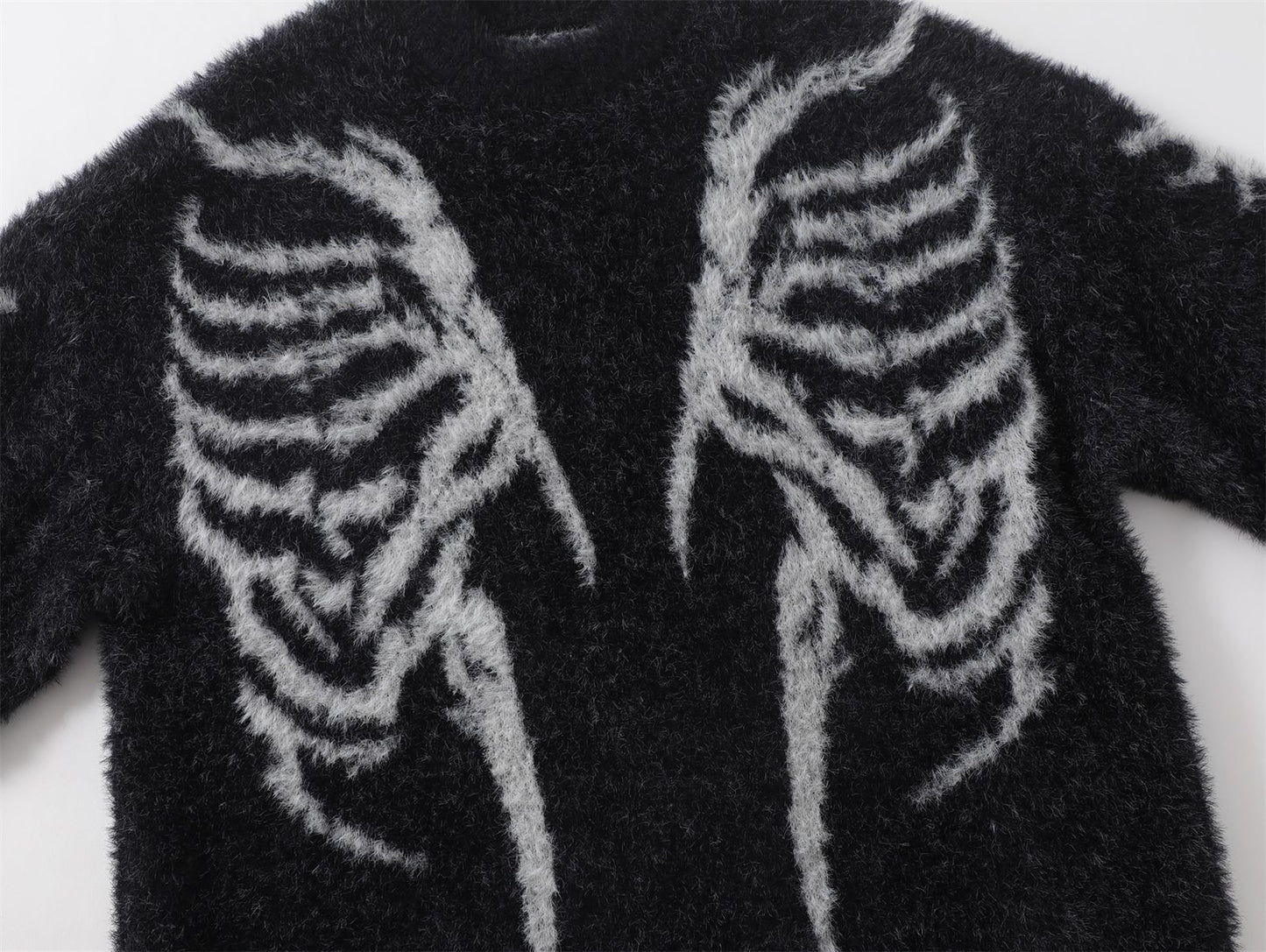 Skeleton Jacquard Knit Sweater WN11545