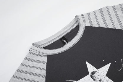 Star Graphic Raglan Long Sleeve T-Shirt WN27991