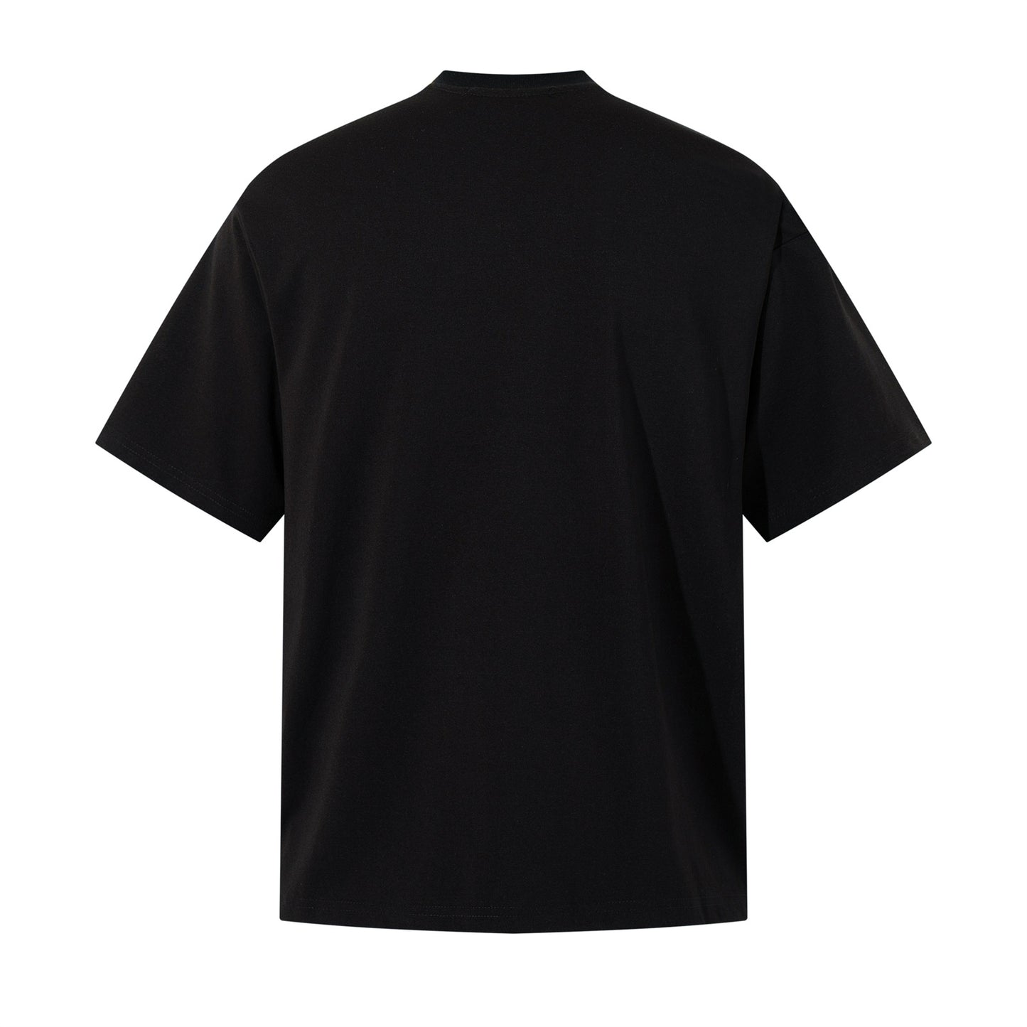 Half Zipper High-Neck Structured Short Sleeve T-Shirt WN26874