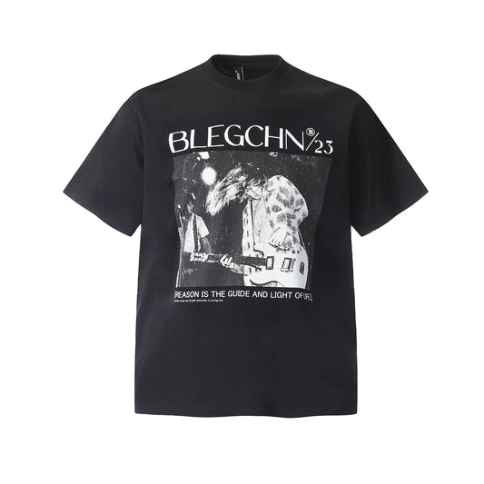 Oversize Graphic Print Short Sleeve T-Shirt WN14120