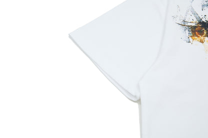Paint Graphic Art Print Short Sleeve T-Shirt WN25991