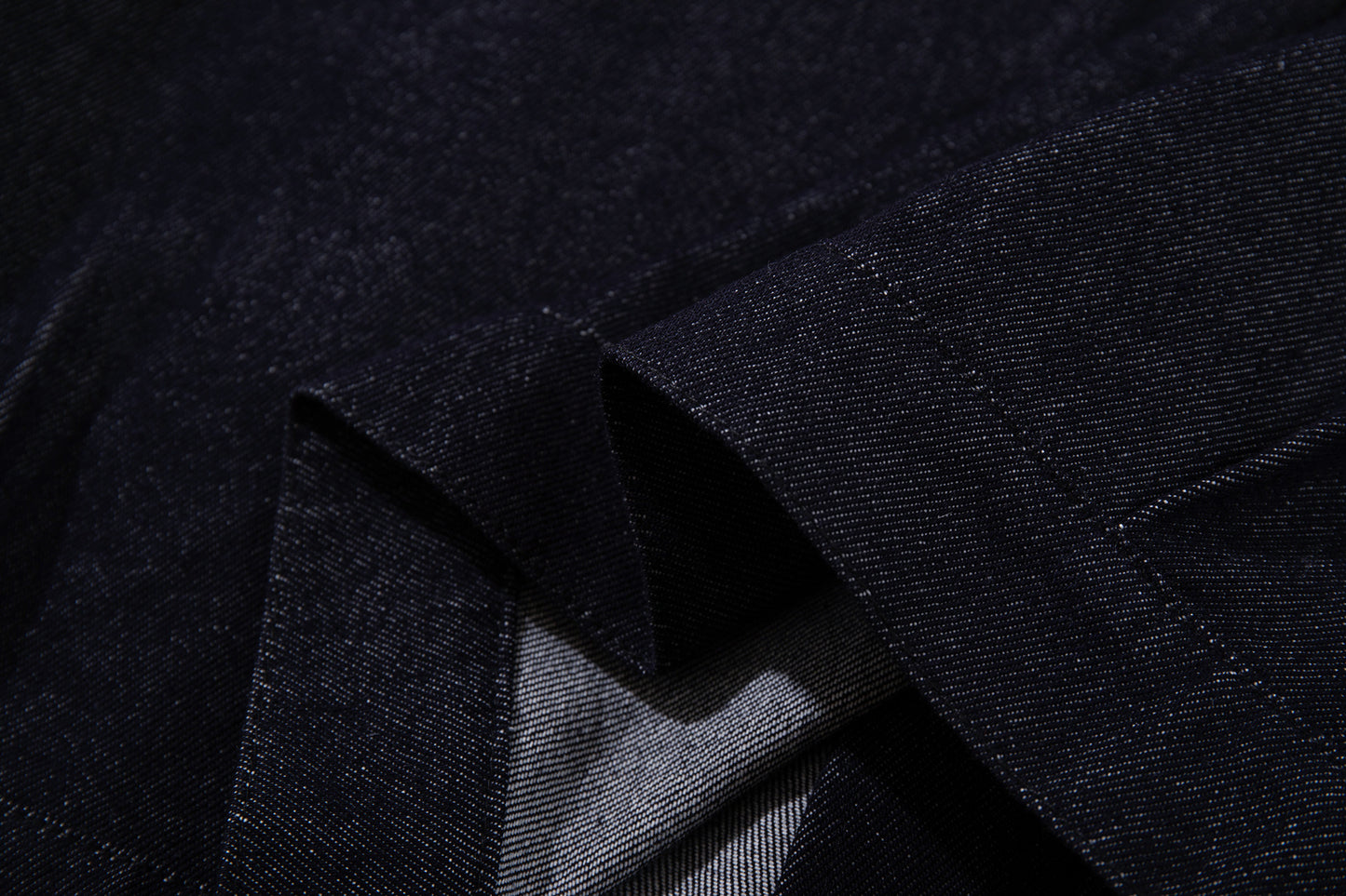 Washed Raw Denim Metal Buckle Jacket & Wide Leg Denim Jeans Setup WN23048