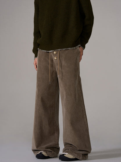 Wide Leg Corduroy Pants WN10654