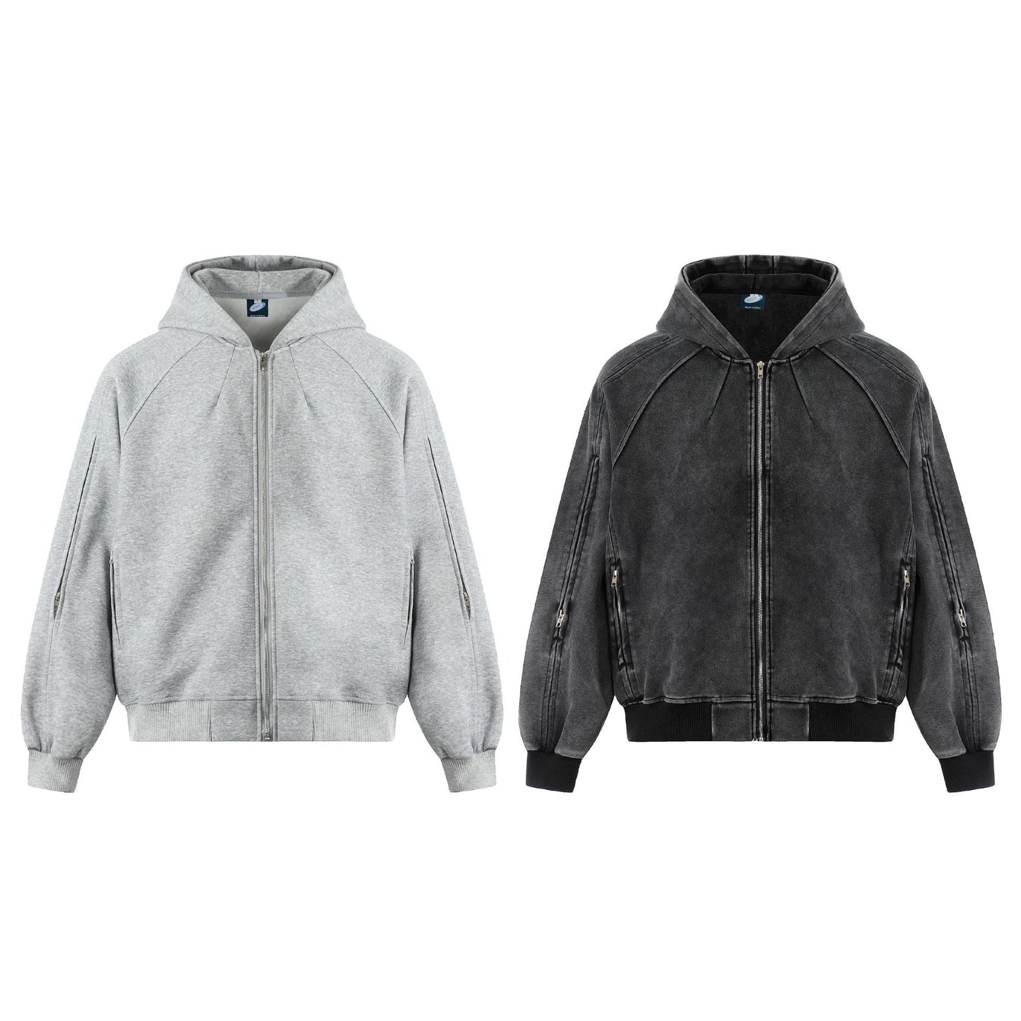 Heavyweight Washed Zipper Hoodie WN25707