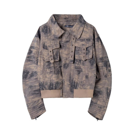 Pattern Lapel Oversize Jacket WN27899