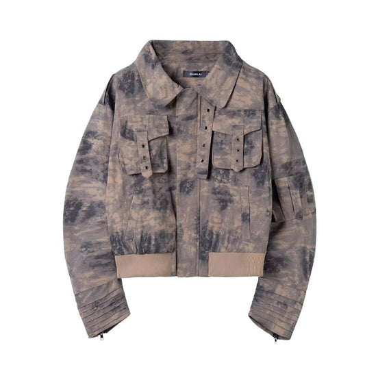 Pattern Lapel Oversize Jacket WN27899
