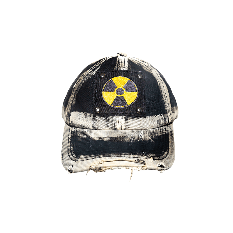 Damage Safety Pin Embroidery Cap WN21086