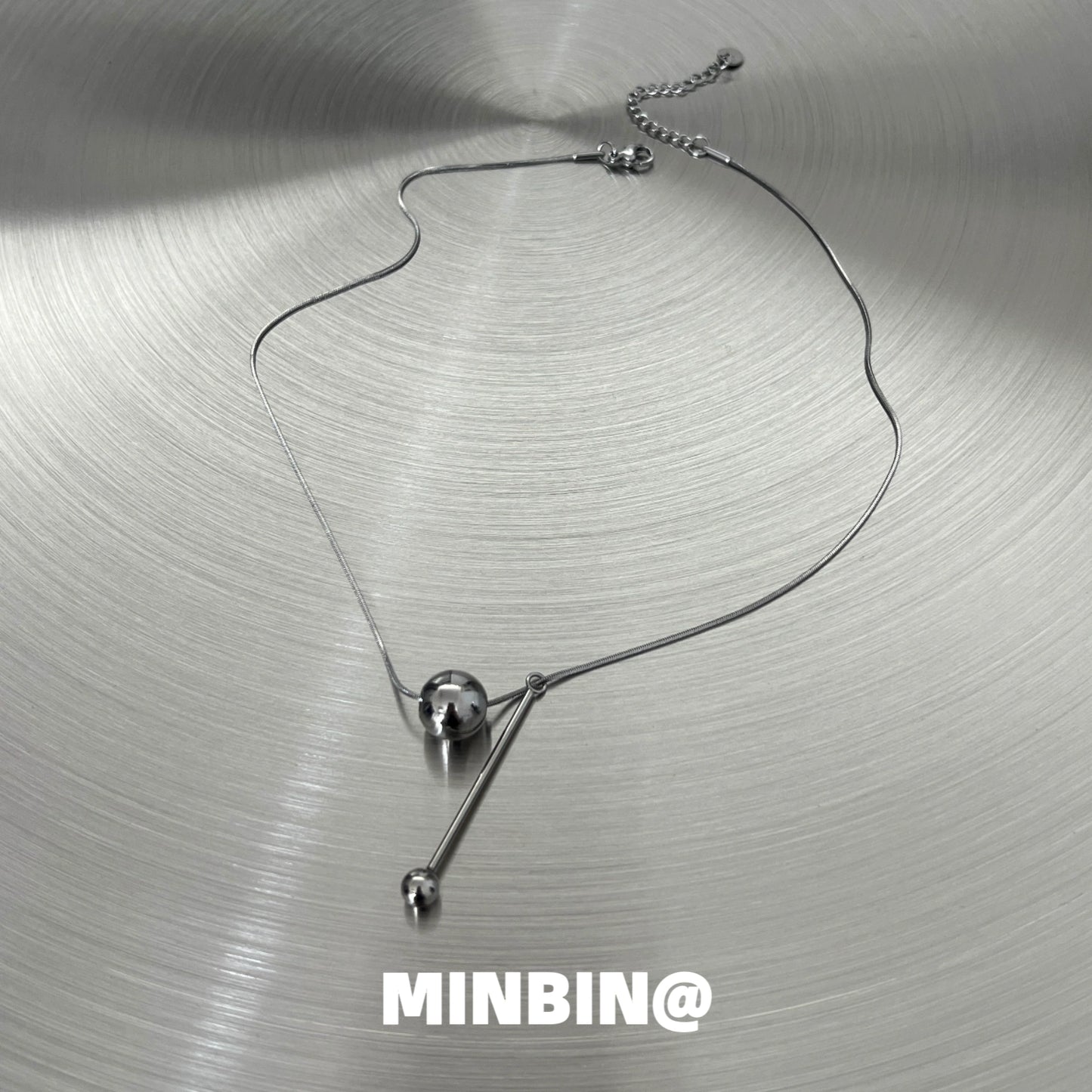 Snake Bone Bead Necklace WN19216