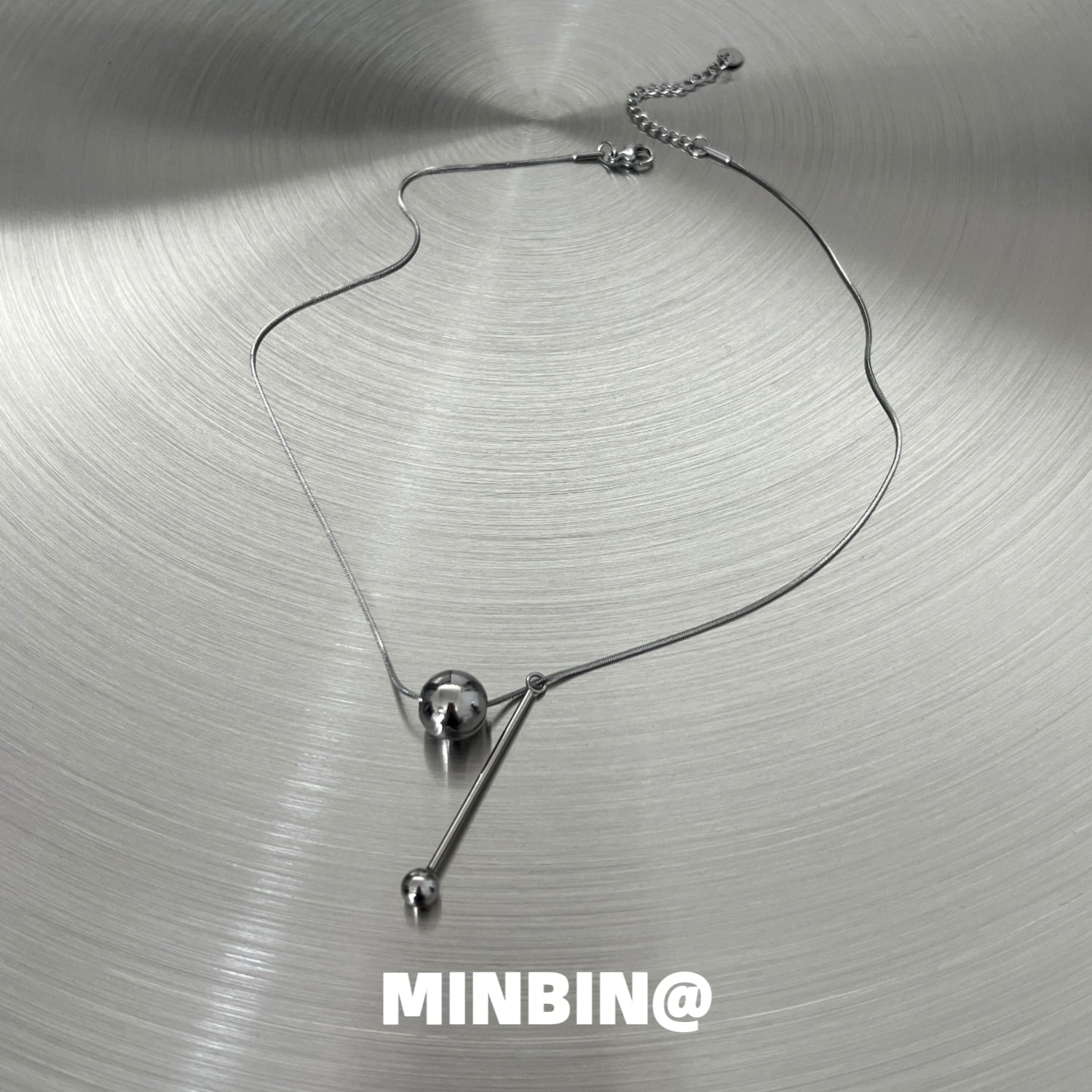 Snake Bone Bead Necklace WN19216