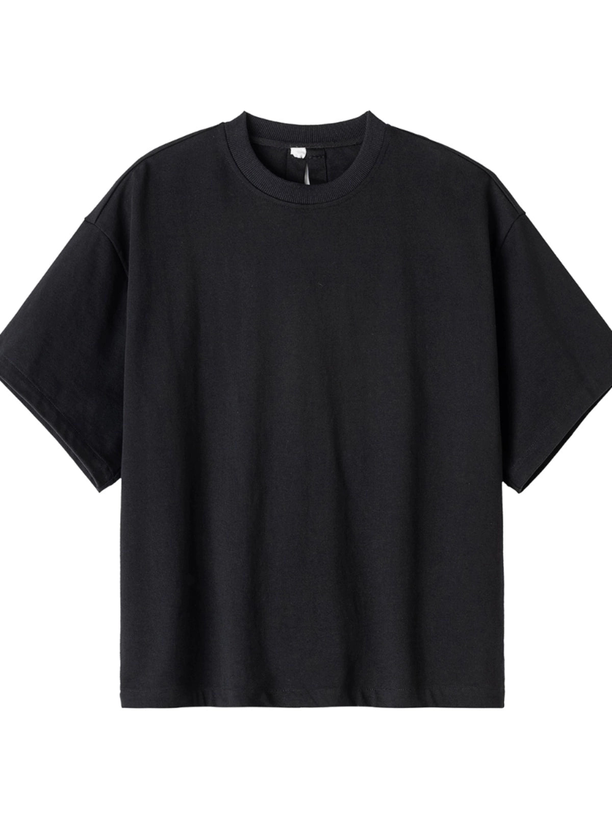 Thick Black And White Spine Pattern Oversize Short Sleeve T-Shirt WN13311