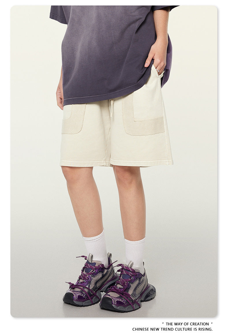 Washed Heavyweight Short Sleeve T-Shirt & Short Sweatpants Setup WN6167