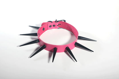 Metal Rivet Collar Choker WN22277