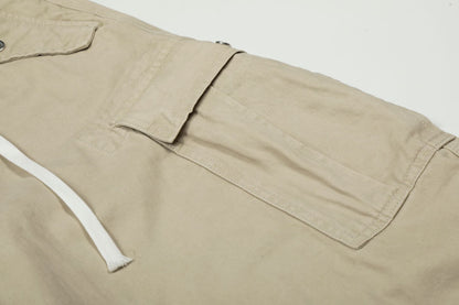 Drawstring Cargo Wide Leg Pants WN25928