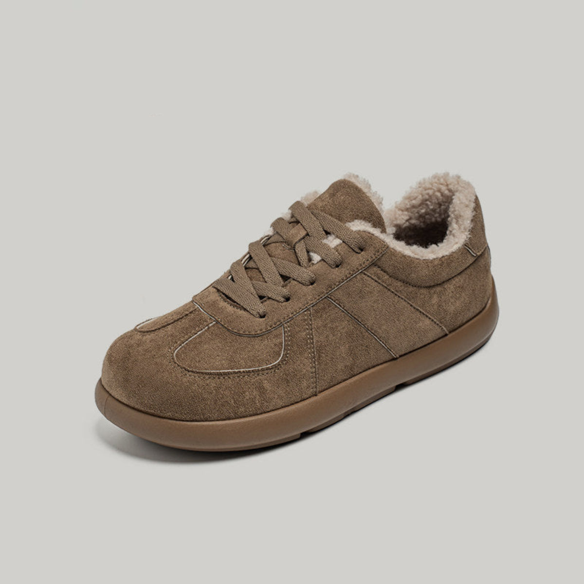 Fleece Lining Lace-Up Sneakers WN23523