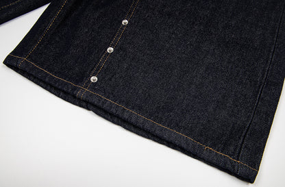 Fake Layered Double-Waist Wide Leg Denim Short Pants WN25667