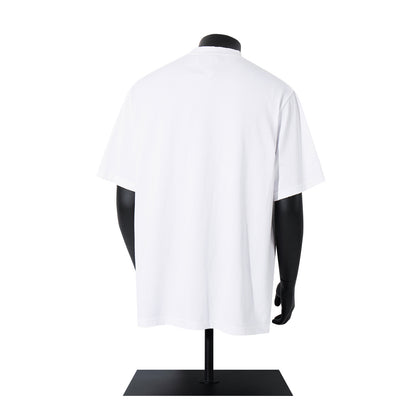 Washed Raw Hem Oversize Short Sleeve T-Shirt WN26929