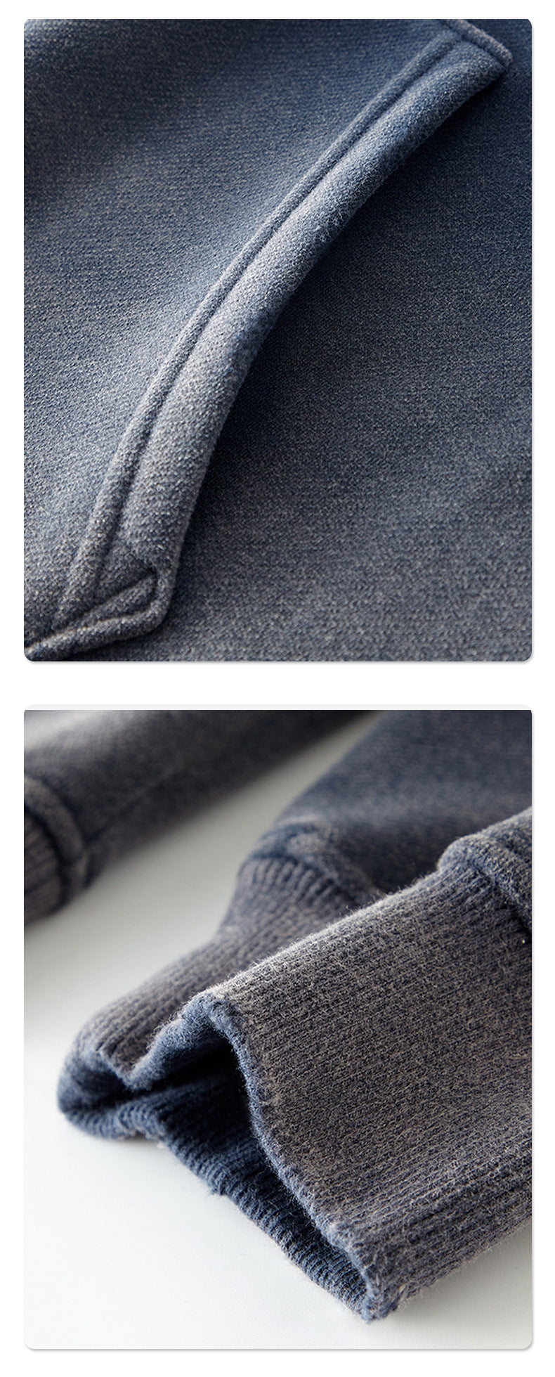 Fleece Lining Spray-dye Damage Oversize Sweatshirt WN9967