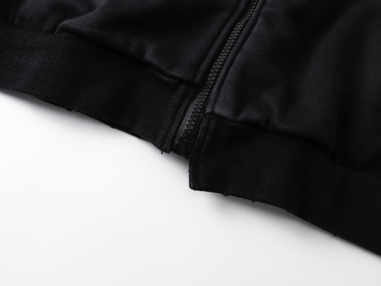 Dirty Washed Logo Print Zipper Hoodie & Dirty Washed Sweatpants Setup WN25540
