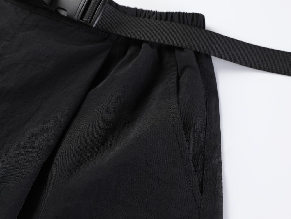 Utility 3D Pocket Wide Leg Cargo Half Pants WN27888