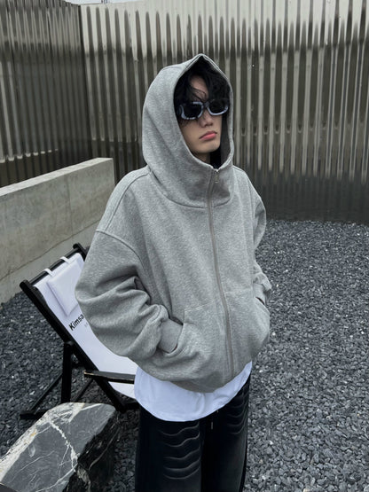 Oversize Zipper Hoodie WN10761