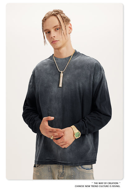 Oversize Washed Long-sleeve t-shirt WN6051