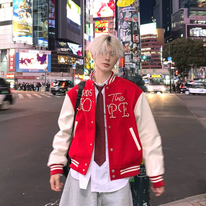 Colorblock Knit Patchwork Jacket WN19836