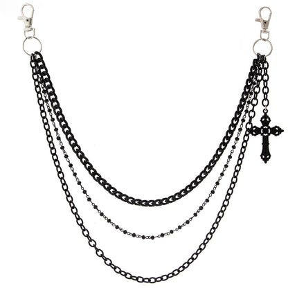 Cross Pendant Pants Chain WN21065