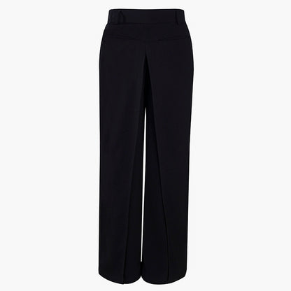 Anti Wrinkle A-line Wide-Leg Straight Trousers WN6851