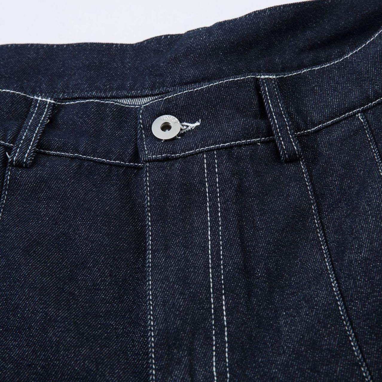 Washed Wide Leg Curved Denim Jeans WN13088