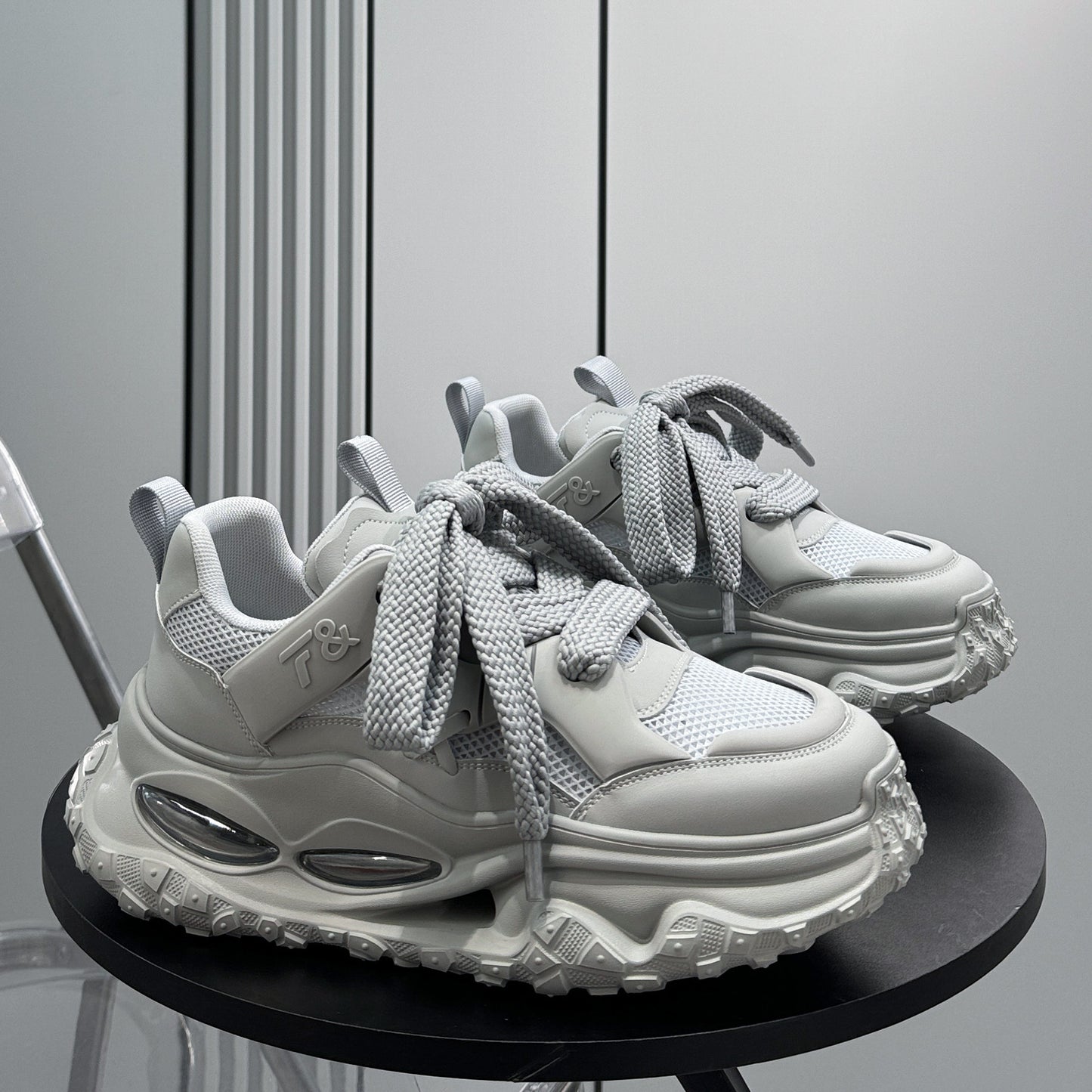 Mesh Strap Air Sole Chunky Sole Sneakers WN24658